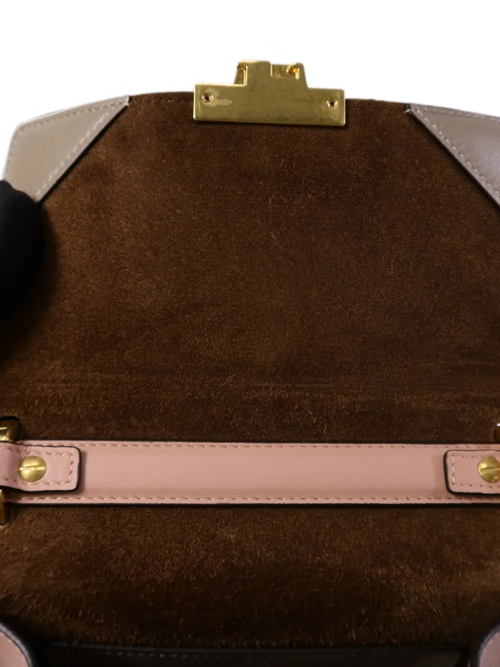 Fendi Pre-Owned Kan U schoudertas met ketting Roze