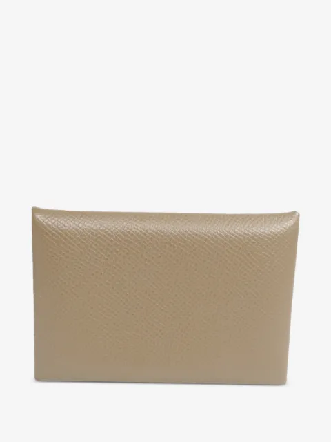 Hermès Pre-Owned Calvi Epsom card holder