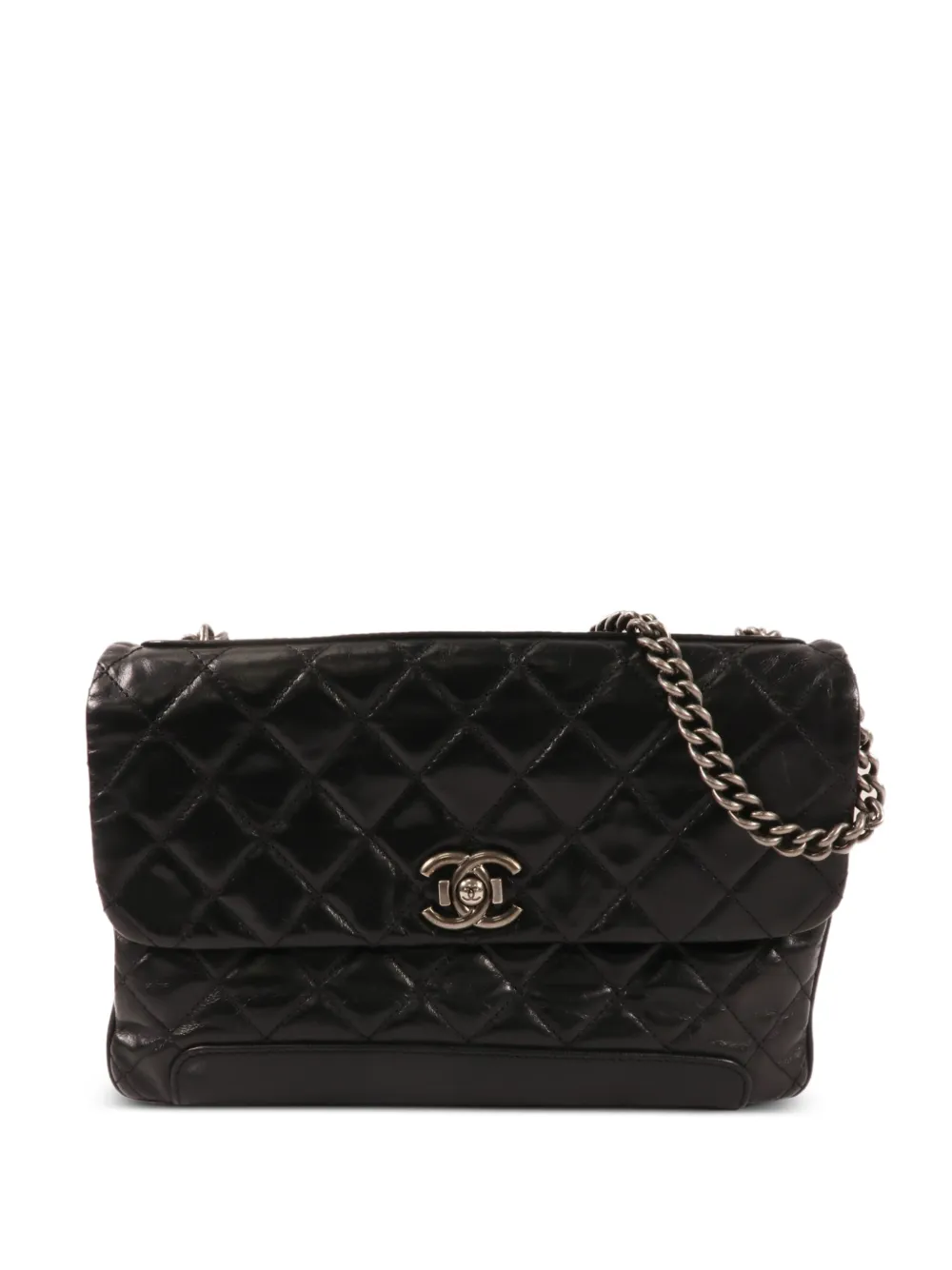 CHANEL Pre-Owned CC turn-lock shoulder bag - Black