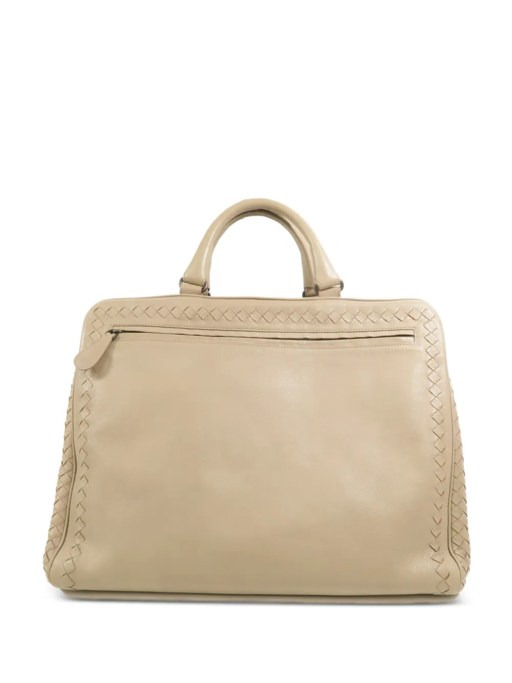 Bottega Veneta Pre-Owned Handtasche mit Intrecciato-Muster - Nude