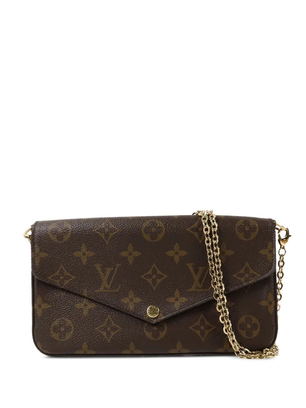 Louis Vuitton Pre-Owned Pochette Félicie chain-strap shoulder bag - Brown