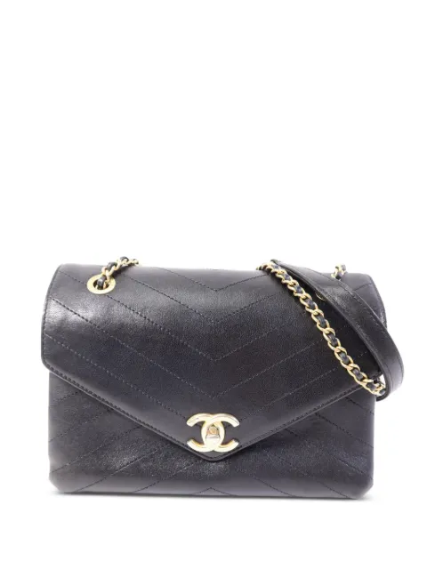 CHANEL Pre-Owned CC turn-lock envelope flap shoulder bag