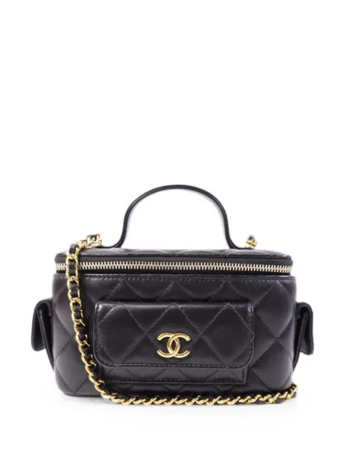 CHANEL Pre-Owned CC vanity case tote bag