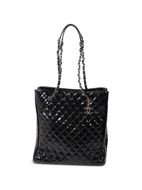 CHANEL Pre-Owned CC diamond-quilted leather shoulder bag