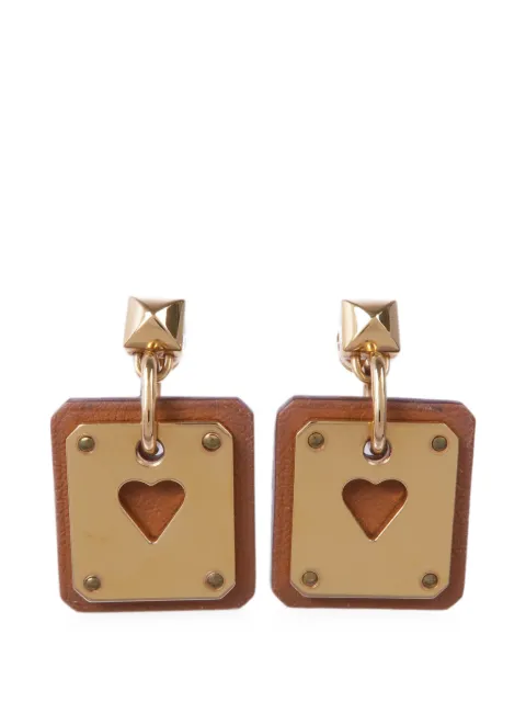 Hermès Pre-Owned As de Coeur earrings