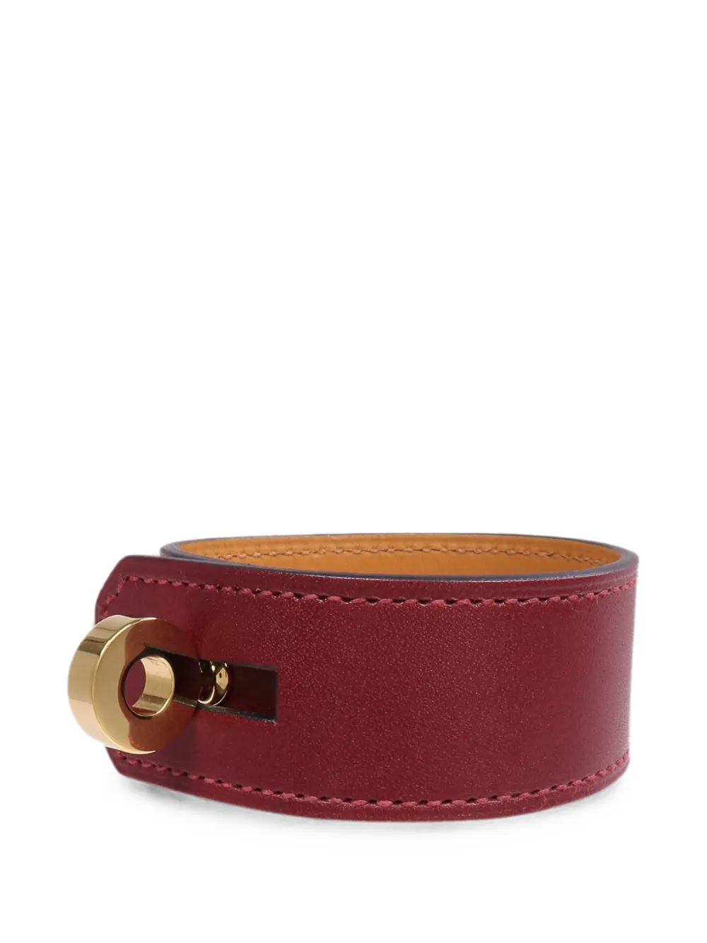 Hermès Pre-Owned Hip Hop leather bracelet - Rosso