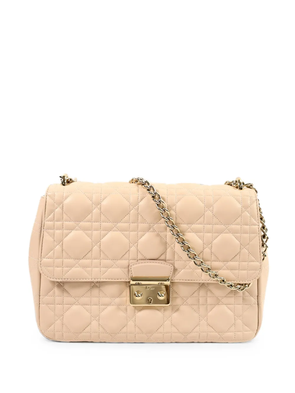 Christian Dior Pre-Owned Miss Dior Cannage shoulder bag - Neutrals
