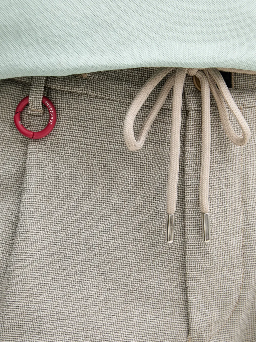 Joop! Ruby shorts met trekkoord Grijs