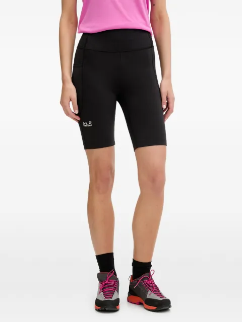 JACK WOLFSKIN logo-print cycling shorts