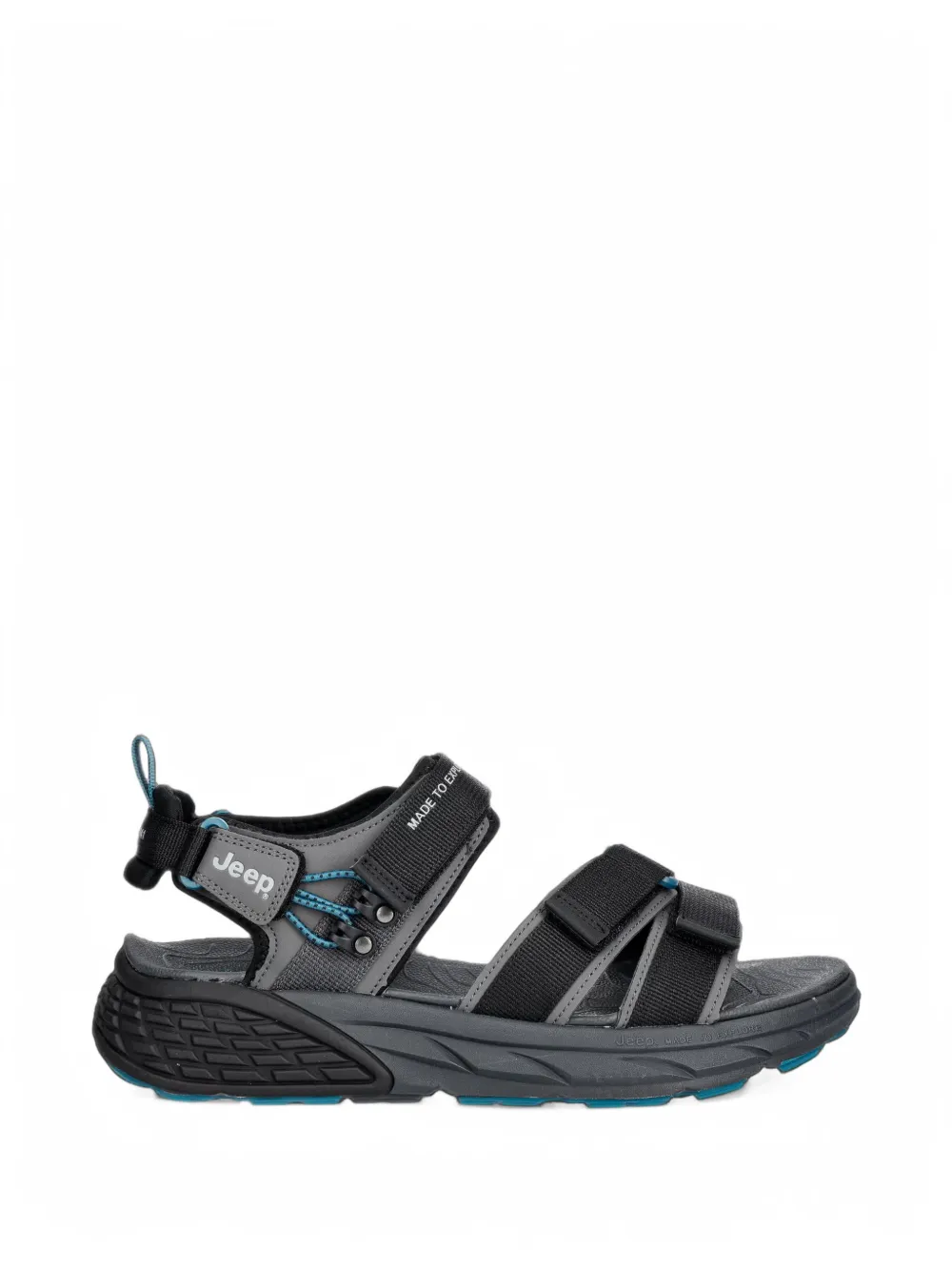 JEEP Groove touch-strap flat sandals