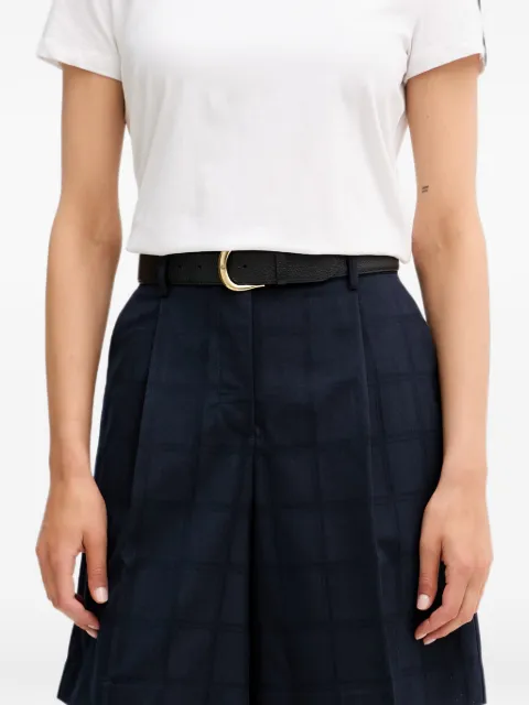 Iceberg check-pattern pleated tailored shorts