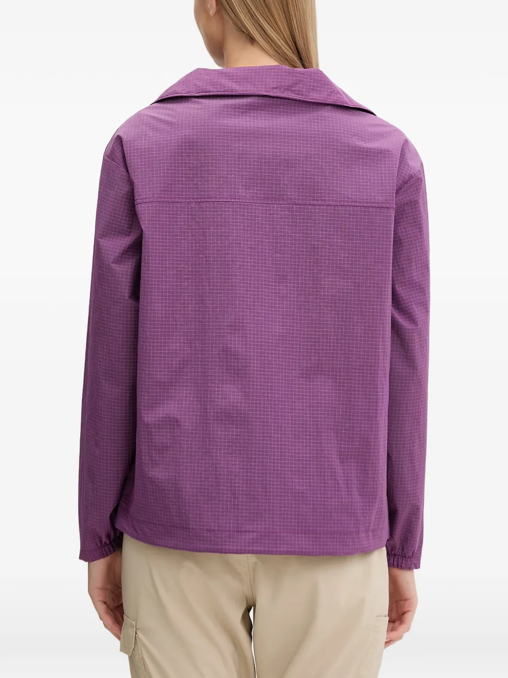 JACK WOLFSKIN FindI The Wild regenjack met logo-print Paars