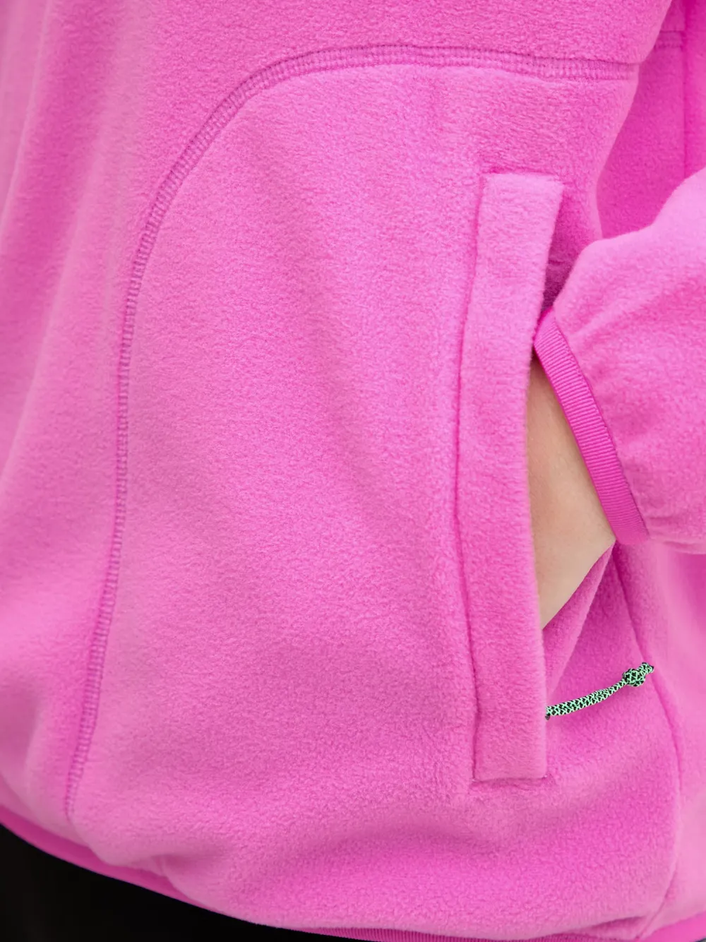 JACK WOLFSKIN Find The Wild fleece trui met geborduurd logo Roze