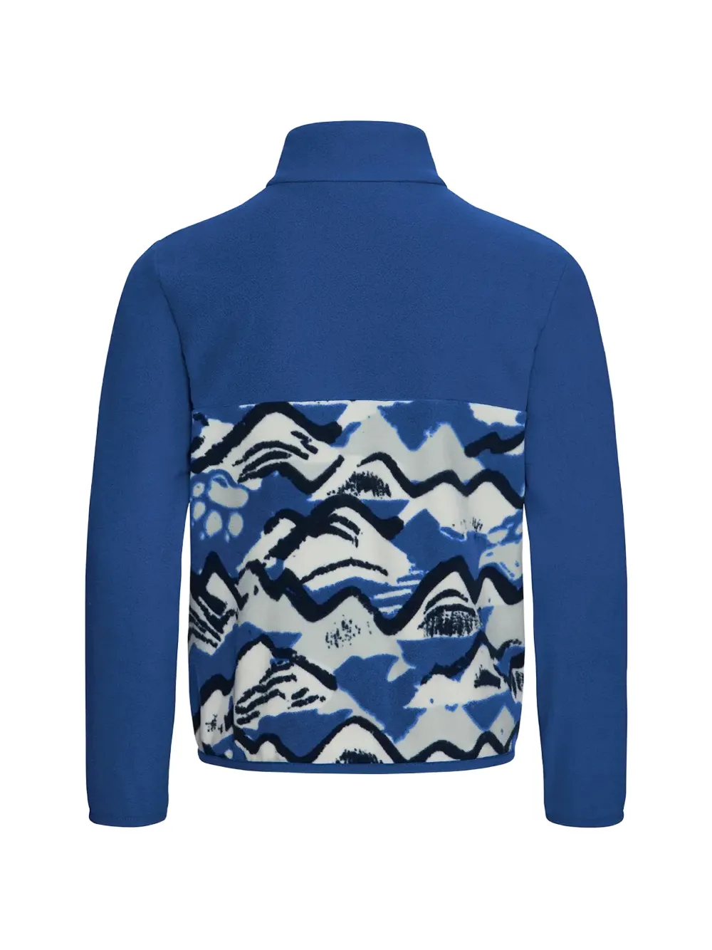 JACK WOLFSKIN Paw Era jack met grafische print en rits Blauw