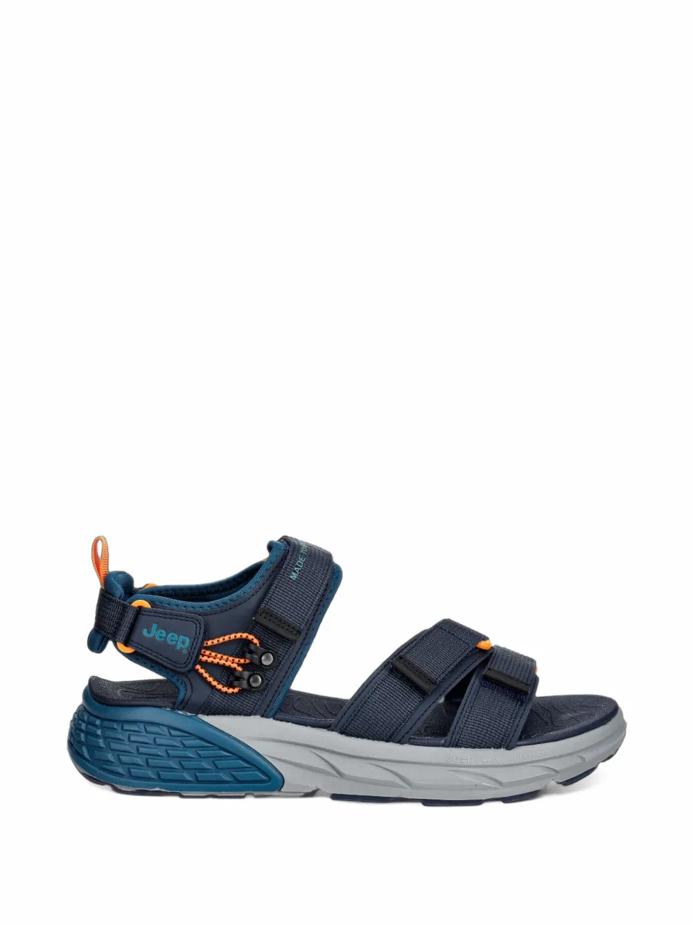 JEEP Groove touch-strap flat sandals