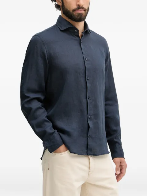 Joop! camisa Pai con botones y cuello italiano
