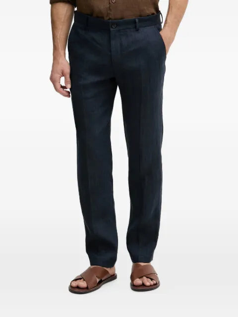 Joop! Hank logo-patch tailored trousers