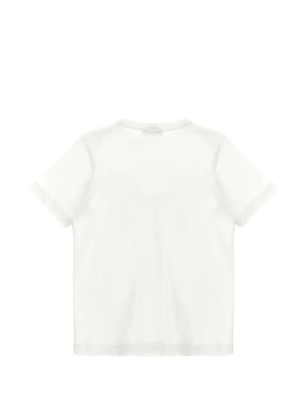 Stone Island Junior T-shirt met Compass-logopatch Wit