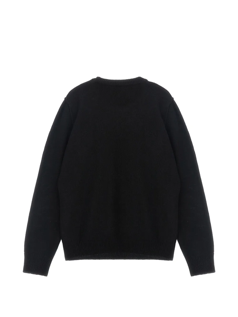 Stone Island Junior Trui met logopatch Zwart
