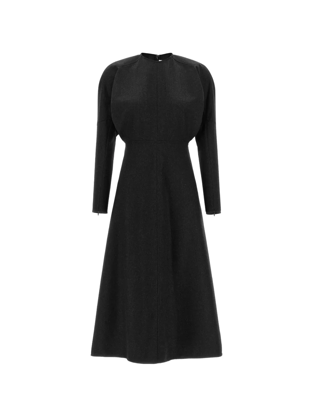 Victoria Beckham Dolman wool midi dress - Grey