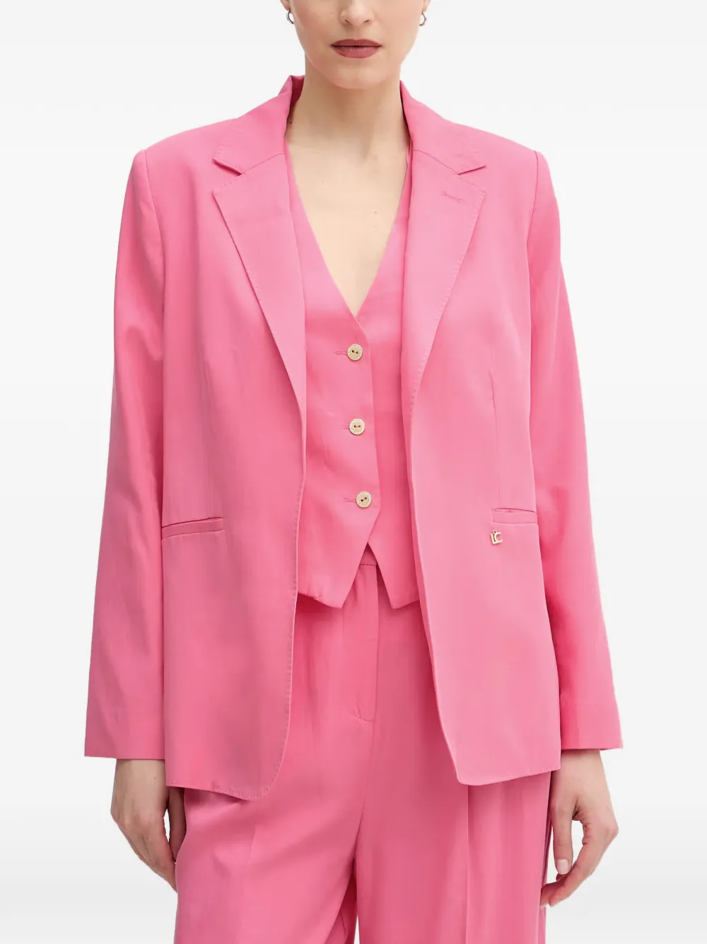 Lola Casademunt notched-lapel blazer - Rosa