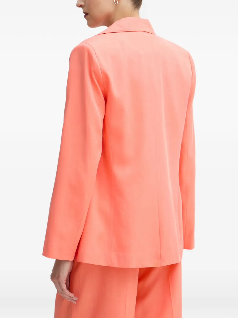Lola Casademunt Blazer met bewerkte revers Oranje