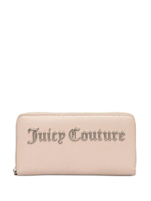 Juicy Couture logo-plaque zip-around wallet