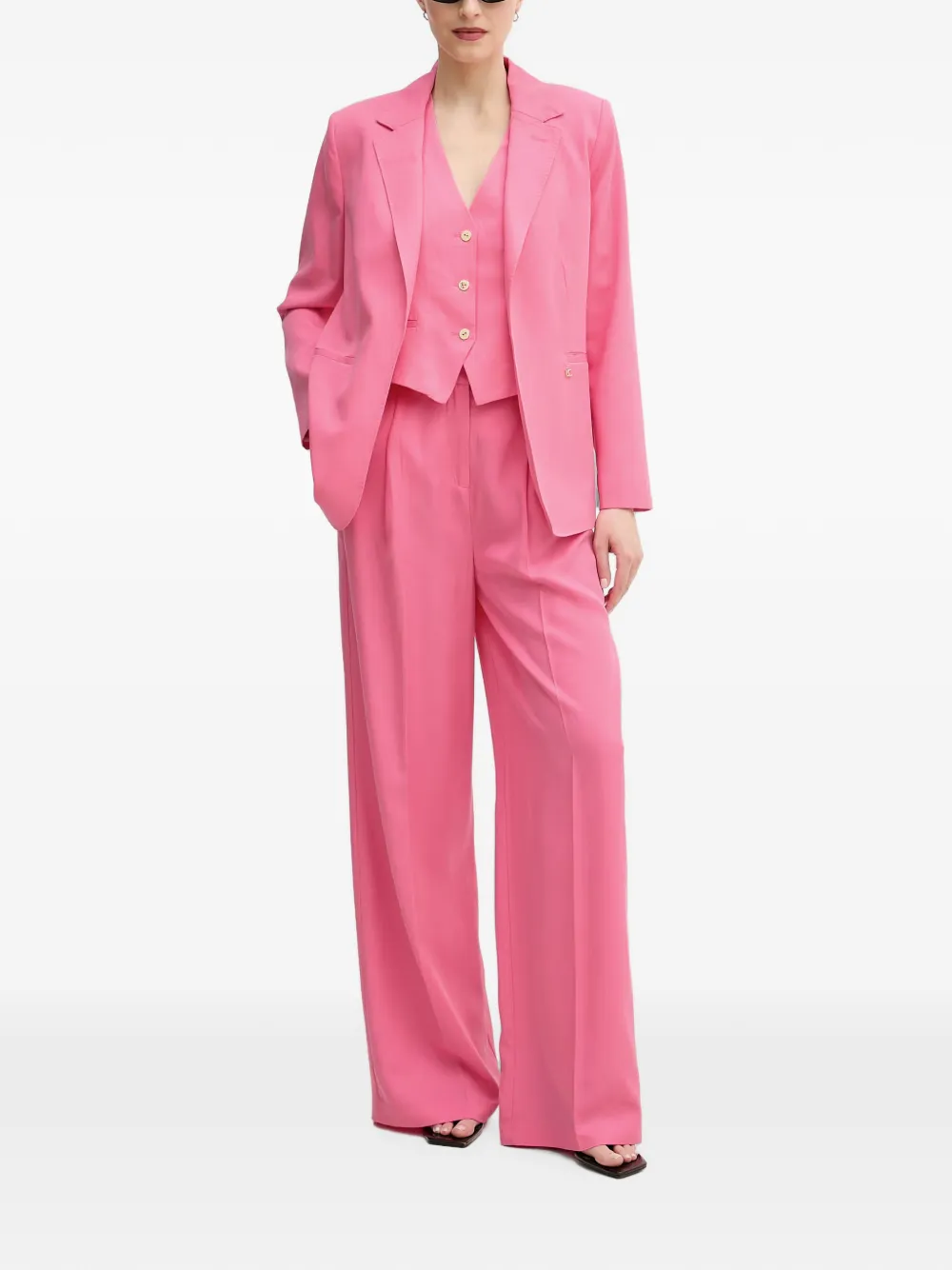Lola Casademunt Broek met wijde pijpen Roze
