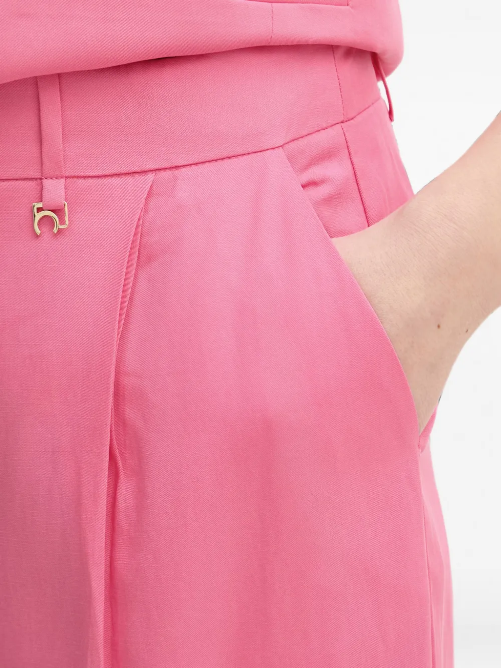 Lola Casademunt Broek met wijde pijpen Roze
