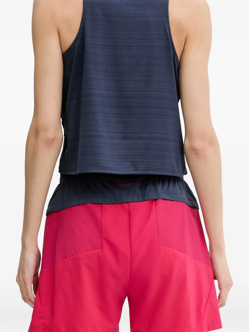 La Sportiva Trail Guard logo-print panelled shorts Roze