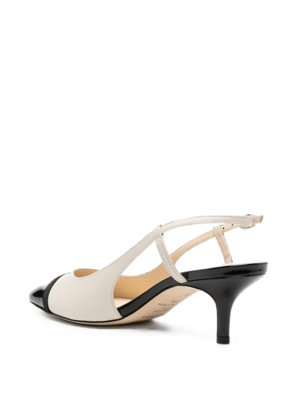 Repetto Astrid cap-toe slingback pumps Beige