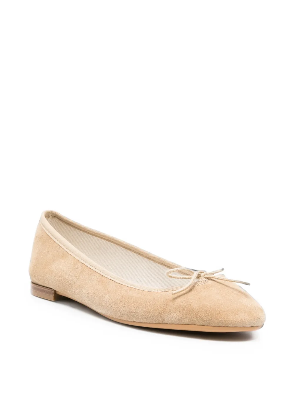 Repetto bow-detail ballet flats Beige