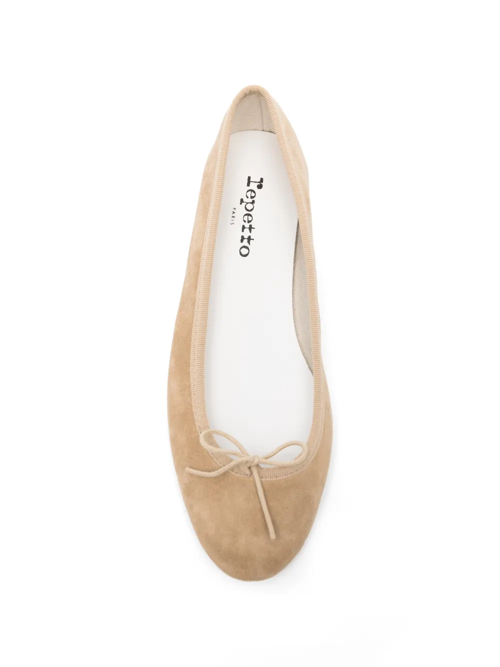 Repetto bow-detail ballet flats Beige