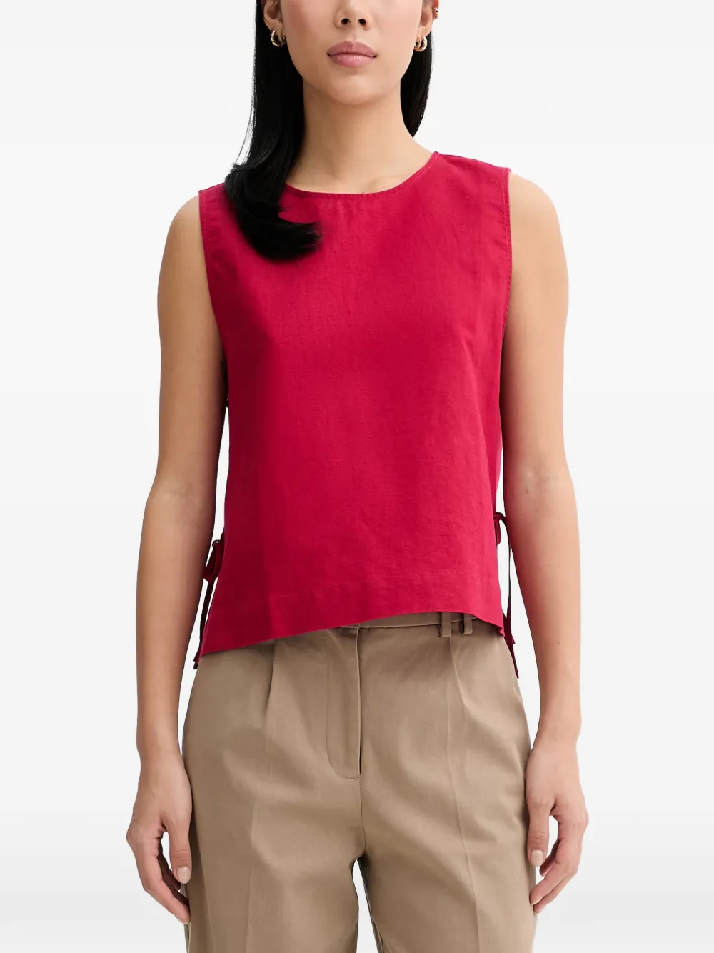 Marc O'Polo side-tie sleeveless blouse