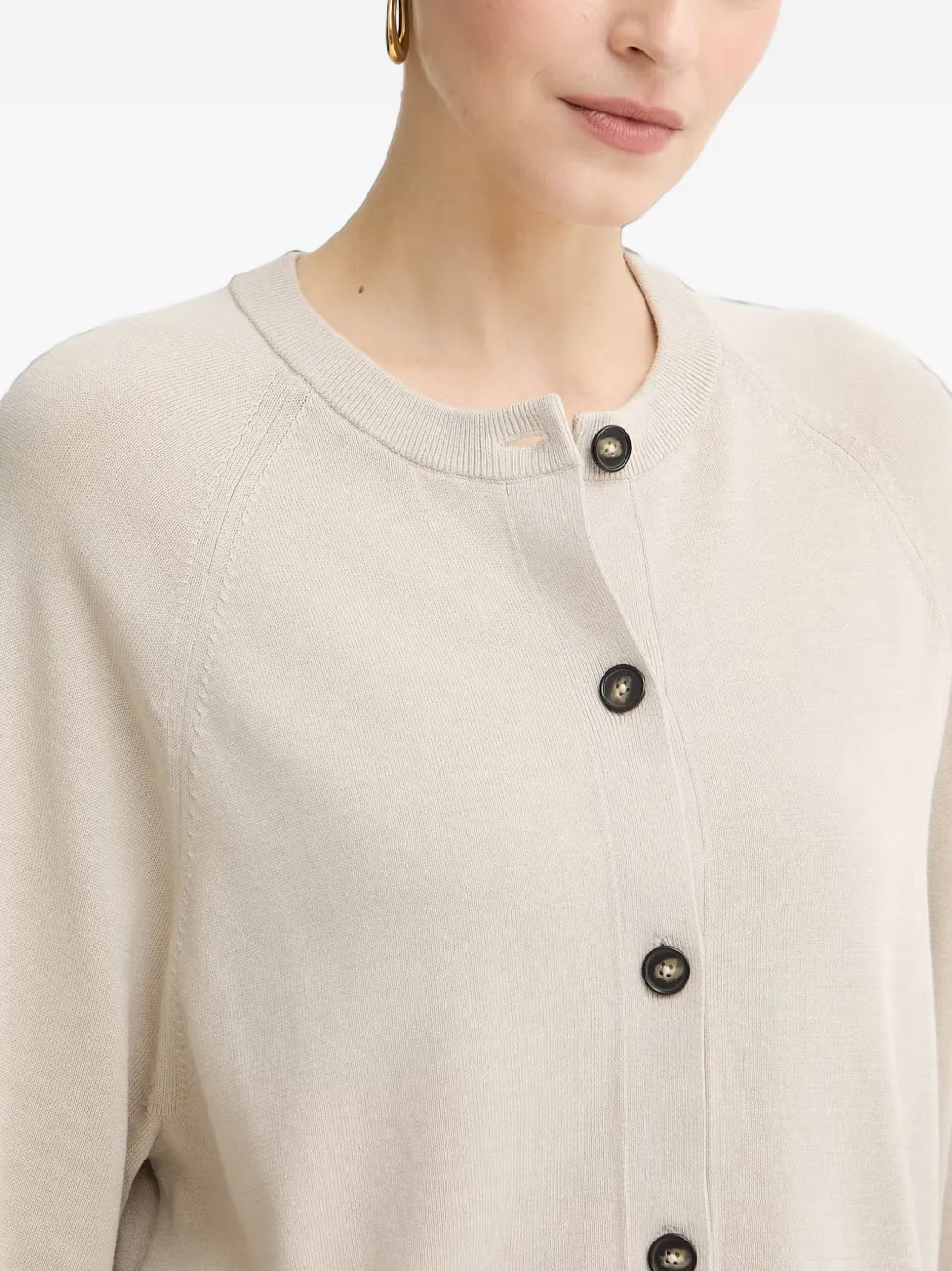 Marc O'Polo Vest met raglanmouwen Beige