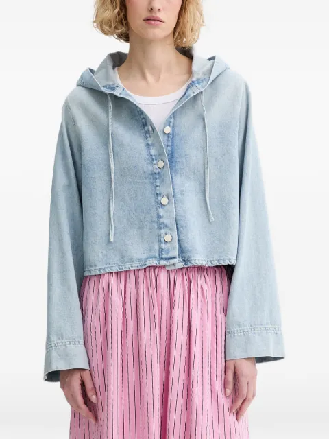 Marc O'Polo cropped hooded denim jacket