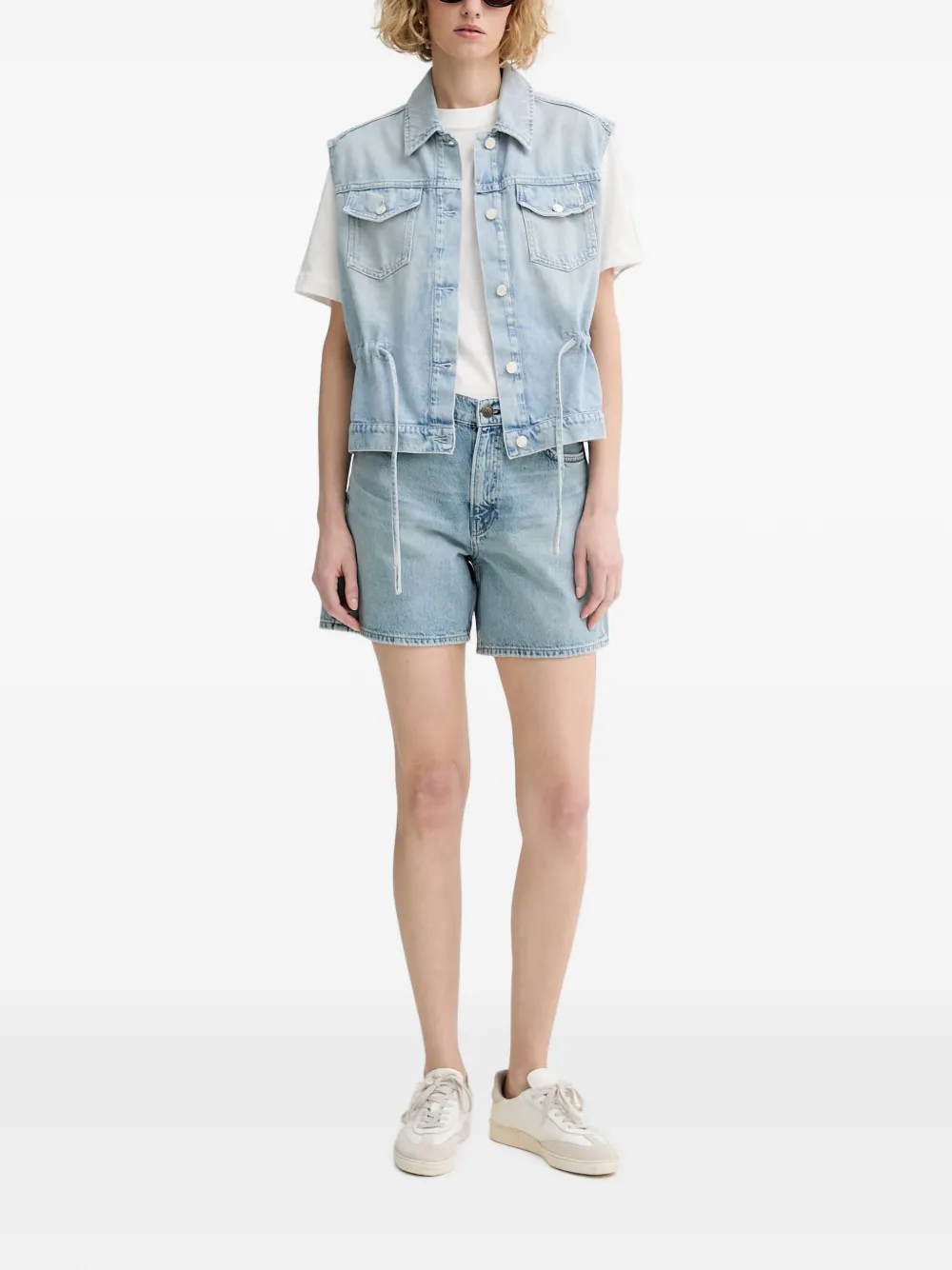 Marc O'Polo Denim jack met trekkoord Blauw