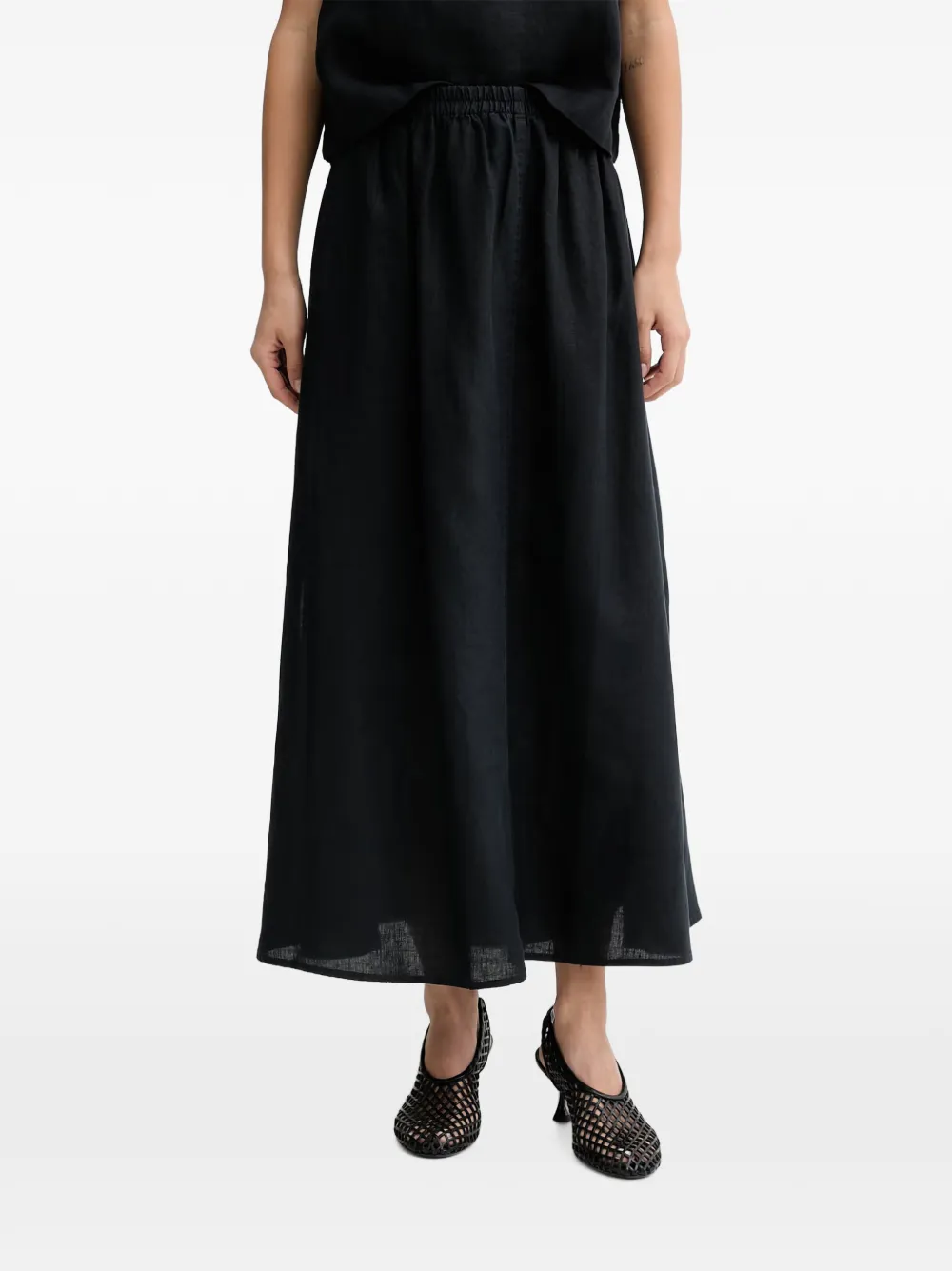 Marc O'Polo elasticated-waist flared maxi skirt
