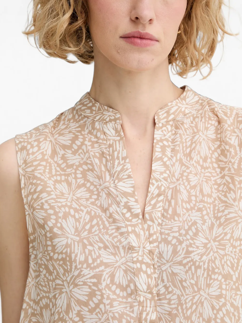 Marc O'Polo Katoenen top Beige
