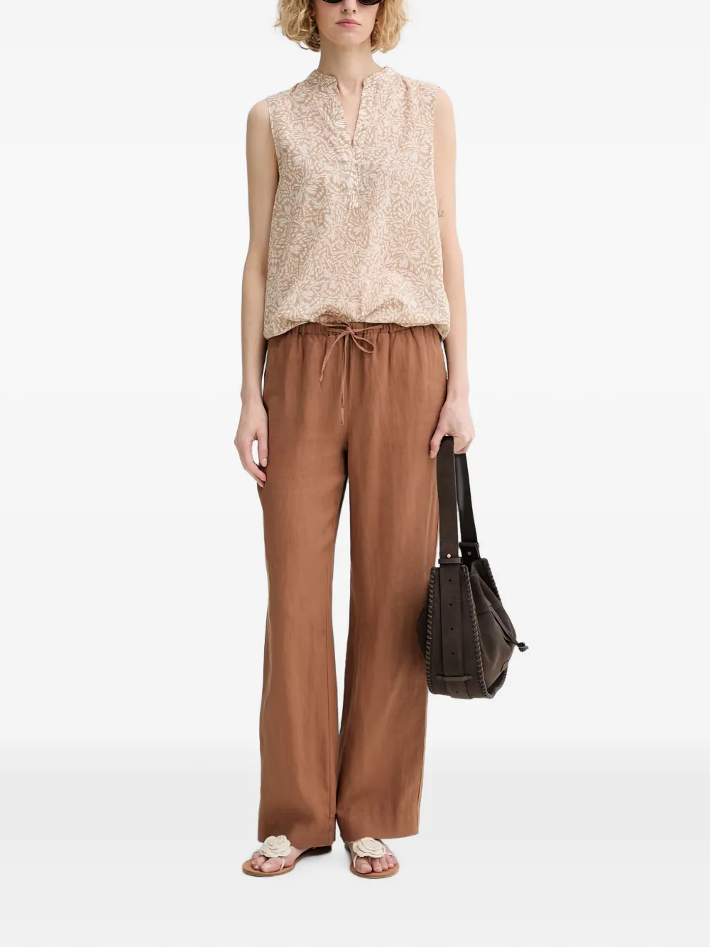 Marc O'Polo Katoenen top Beige