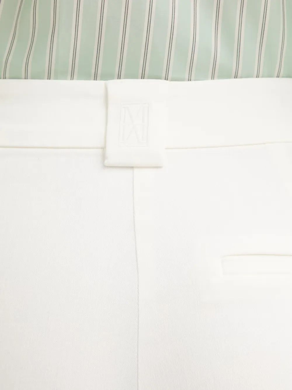 Marc O'Polo Flared pantalon Wit