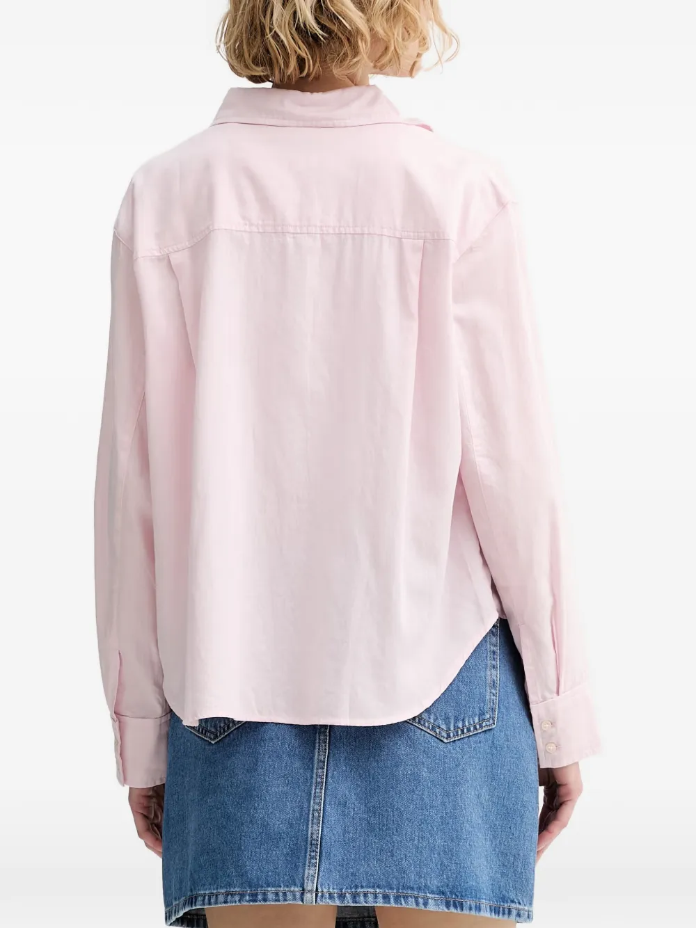 Marc O'Polo Blouse met borstzak Roze