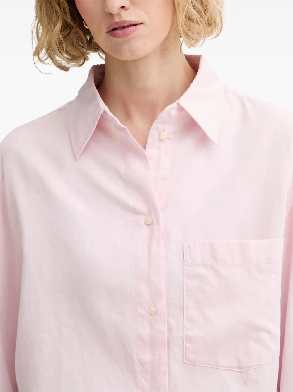 Marc O'Polo Blouse met borstzak Roze