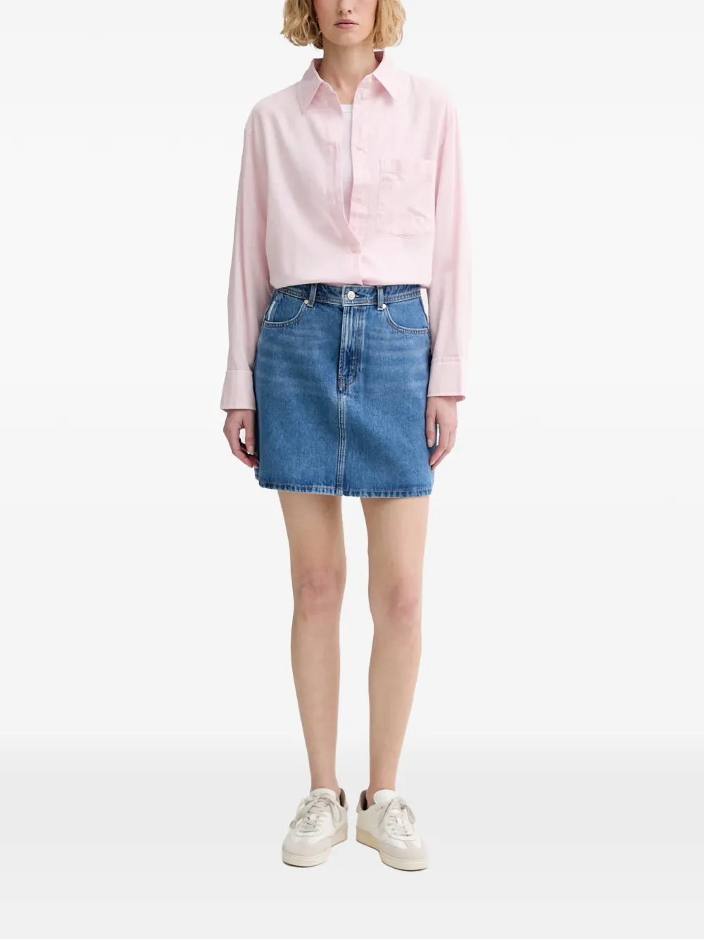Marc O'Polo Blouse met borstzak Roze
