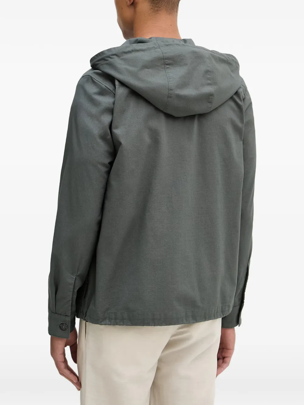 Marc O'Polo Jack met capuchon Grijs