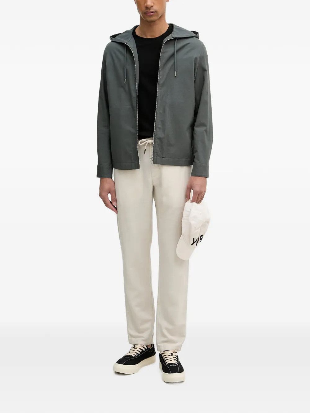 Marc O'Polo Jack met capuchon Grijs