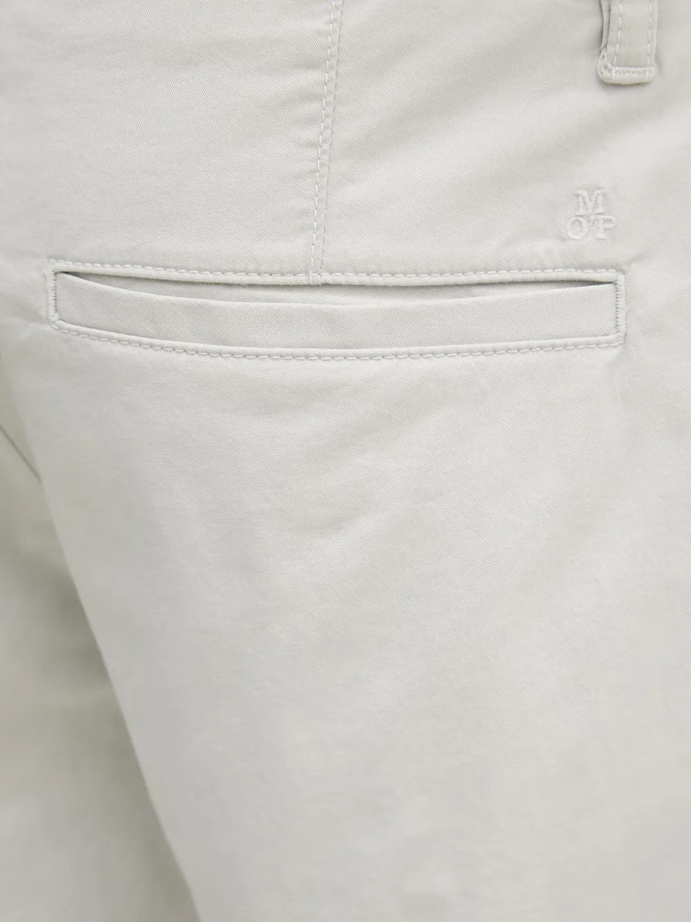 Marc O'Polo Shorts met geborduurd logo Grijs