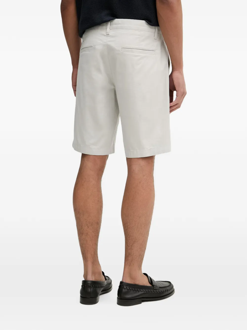 Marc O'Polo Shorts met geborduurd logo Grijs