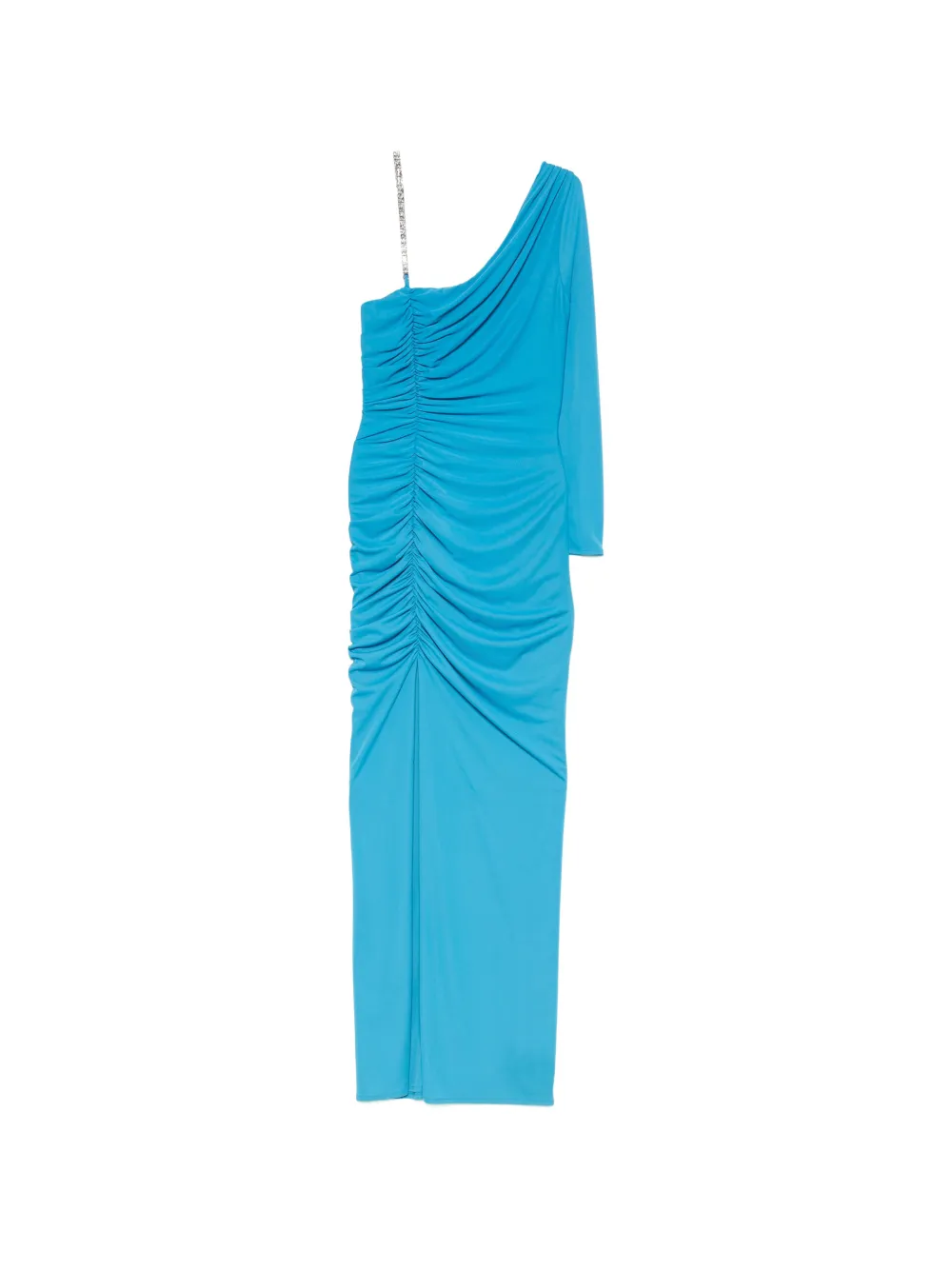 ALESSANDRO LEGORA crystal-embellished ruched maxi dress