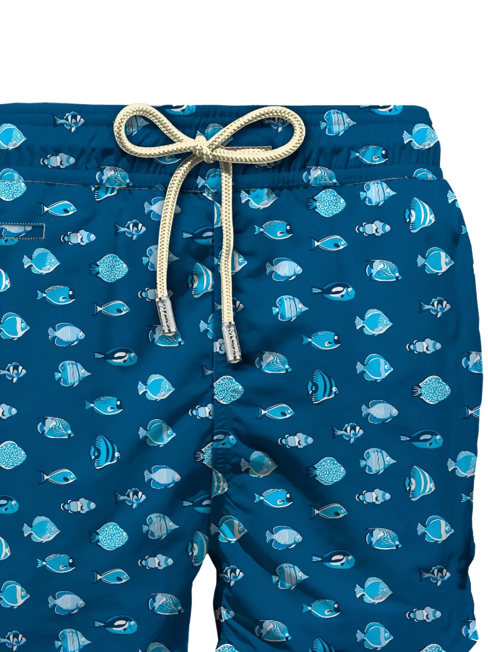 MC2 Saint Barth Zwembroek met vissenprint Blauw